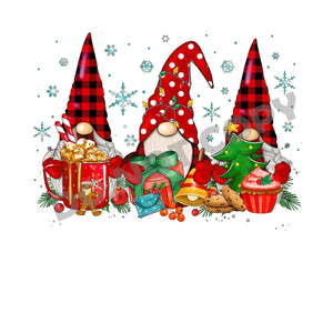Christmas Gnomes -DTF Transfer - Picasso Print