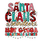 Santa Claus Reindeer Hot Cocoa Christmas Lights -DTF Transfer - Picasso Print