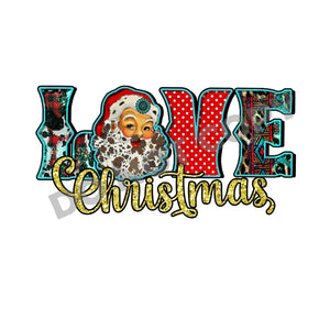 Love Christmas -DTF Transfer - Picasso Print