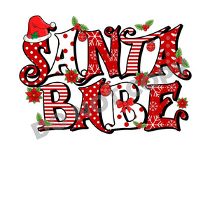 Santa Babe -DTF Transfer - Picasso Print
