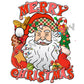 Merry Christmas Santa -DTF Transfer - Picasso Print