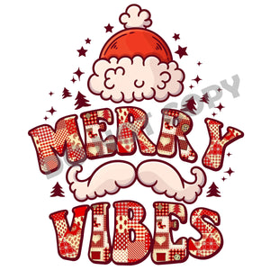 Merry Vibes -DTF Transfer - Picasso Print