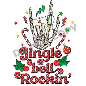Jingle Bell Rockin' -DTF Transfer - Picasso Print
