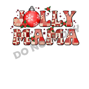 Jolly Mama -DTF Transfer - Picasso Print