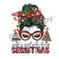 Just A Girl Who Loves Christmas -DTF Transfer - Picasso Print