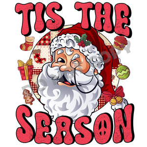 Tis The Season Santa -DTF Transfer - Picasso Print