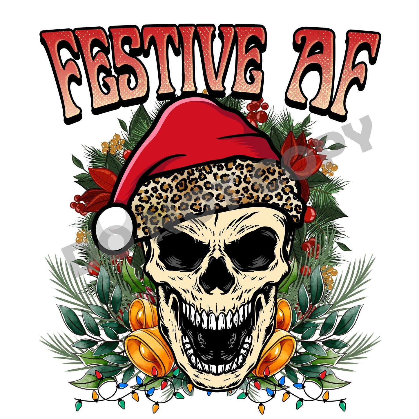 Festive Af -DTF Transfer - Picasso Print