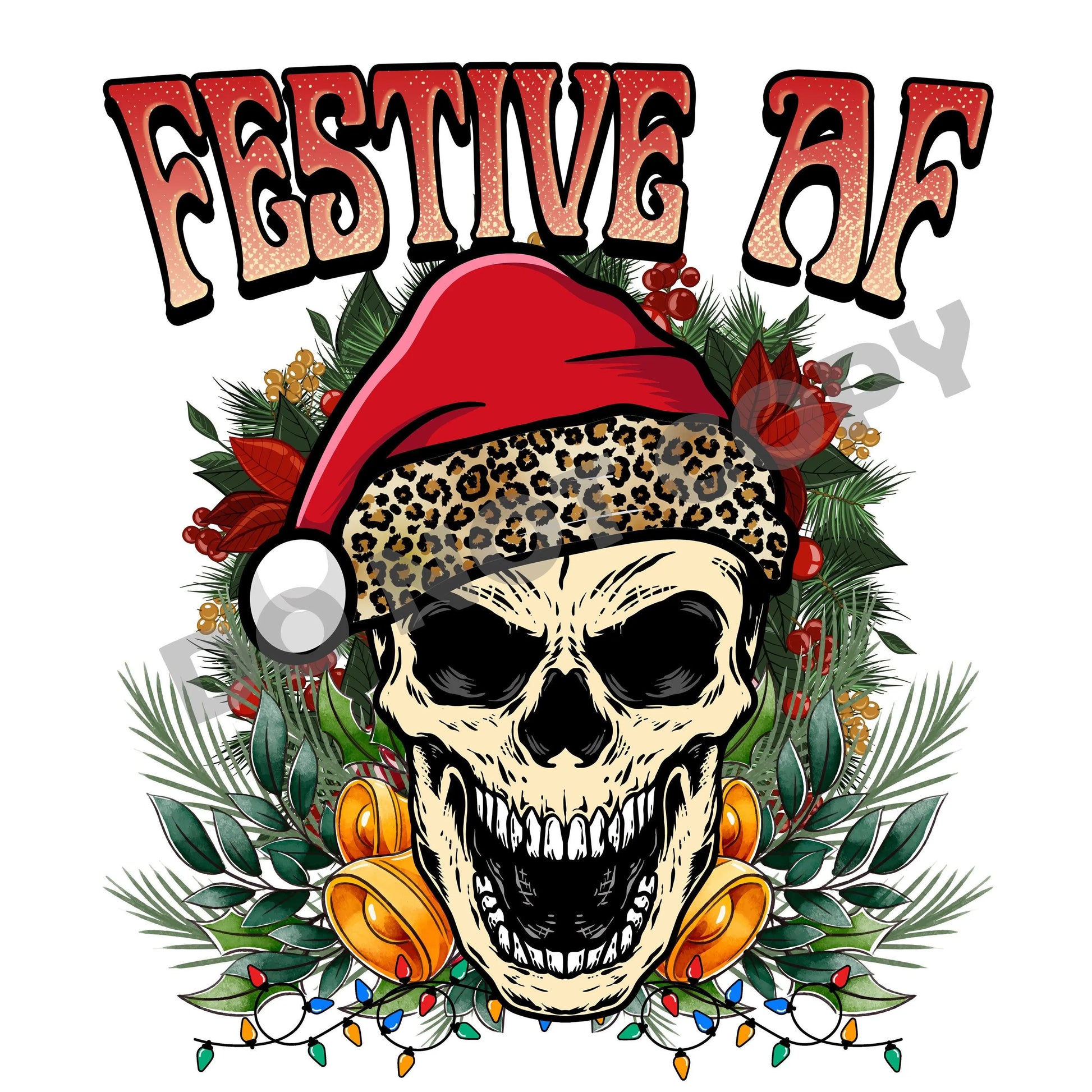 Festive Af -DTF Transfer - Picasso Print