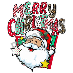 Merry Christmas Dear Santa -DTF Transfer - Picasso Print