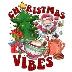 Christmas Vibes -DTF Transfer - Picasso Print