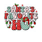Santa's Favorite Ho -DTF Transfer - Picasso Print