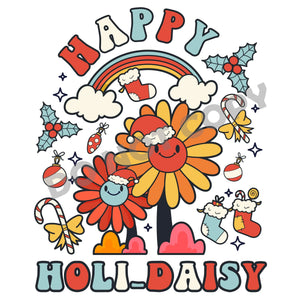 Happy Holi Daisy -DTF Transfer - Picasso Print