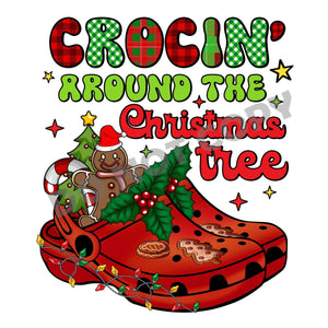 Crocin' Around The Christmas Tree -DTF Transfer - Picasso Print