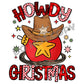 Christmas Howdy -DTF Transfer - Picasso Print