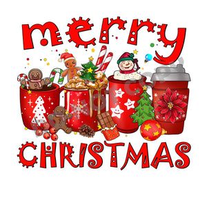 Merry Christmas -DTF Transfer - Picasso Print