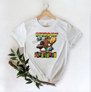Steppin' Into Juneteenth -DTF Transfer - Picasso Print