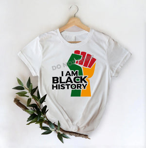 I Am Black History -DTF Transfer - Picasso Print