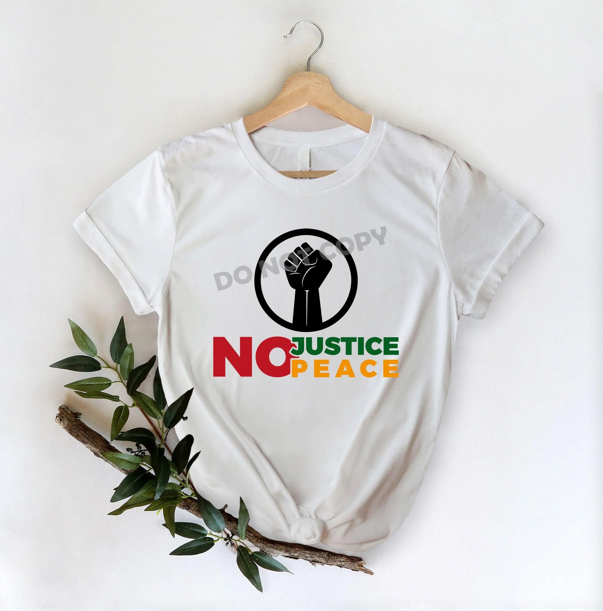 No Justice Peace -DTF Transfer - Picasso Print