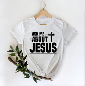 Ask Me About Jesus -DTF Transfer - Picasso Print