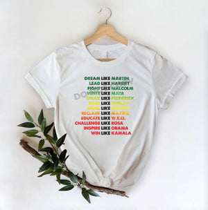 Dream Lead Fight Write Speak -DTF Transfer - Picasso Print
