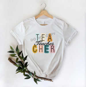 Tea Teacher Cher -DTF Transfer - Picasso Print