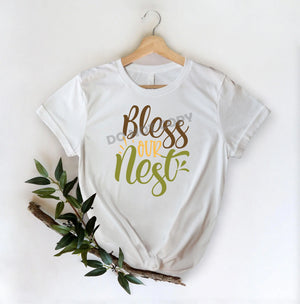 Bless Our Nest -DTF Transfer - Picasso Print