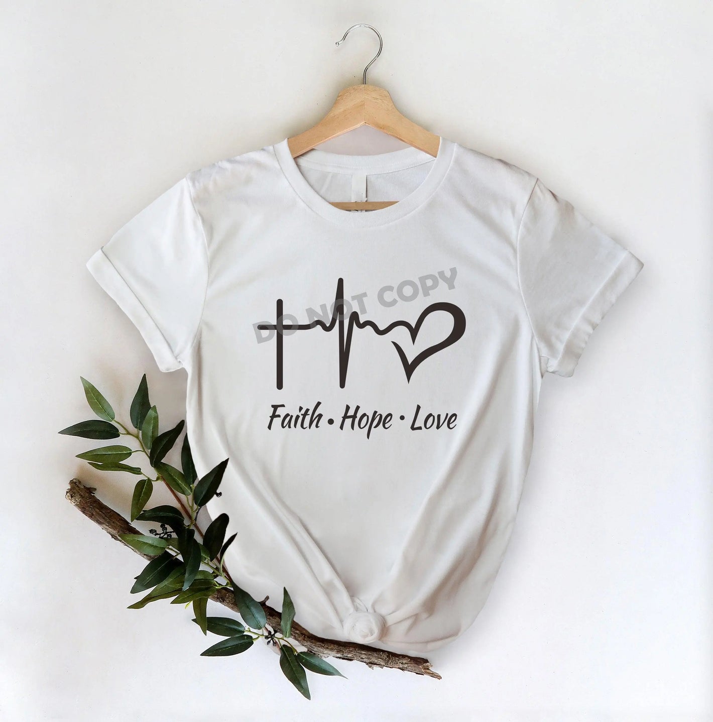 Faith Hope Love -DTF Transfer - Picasso Print