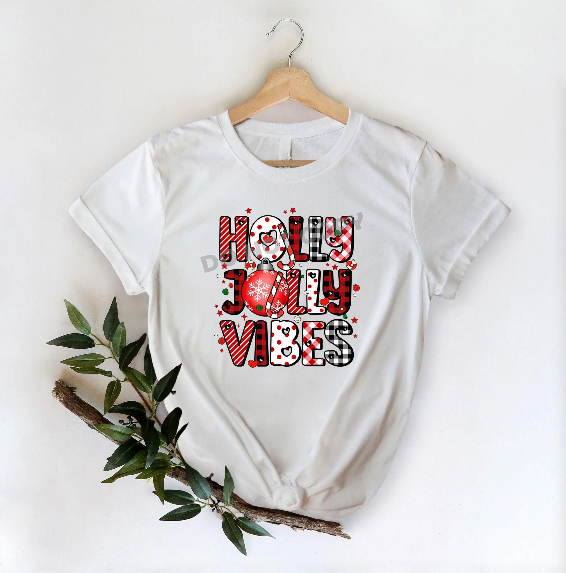 Holly Jolly Vibes -DTF Transfer - Picasso Print
