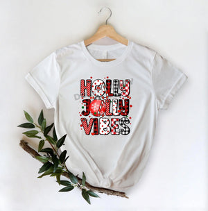 Holly Jolly Vibes -DTF Transfer - Picasso Print