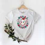 Vintage Merry Christmas -DTF Transfer - Picasso Print
