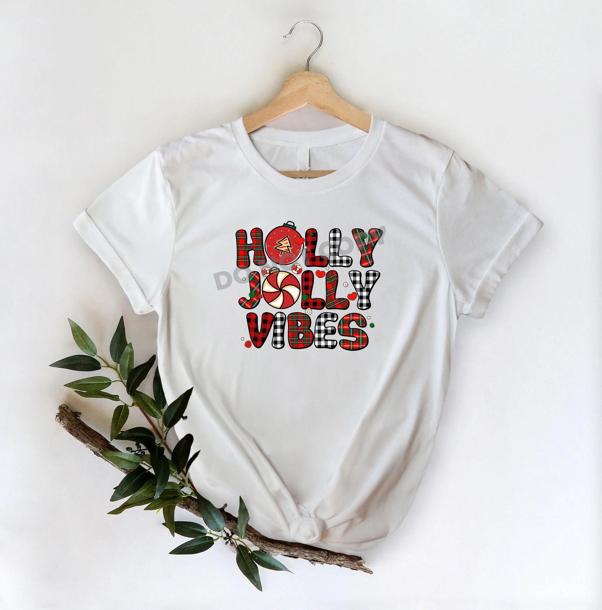 Holly Jolly Vibes -DTF Transfer - Picasso Print
