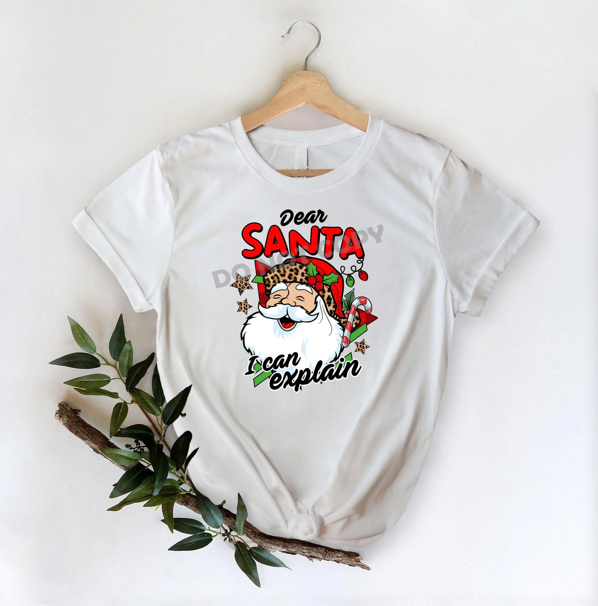Dear Santa I Can Explain -DTF Transfer - Picasso Print