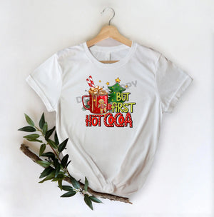 But First Hot Cocoa -DTF Transfer - Picasso Print