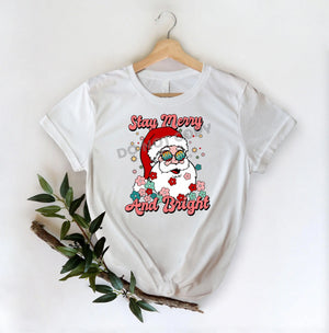 Stay Merry And Bright -DTF Transfer - Picasso Print