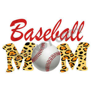 Baseball Mom Leopard -DTF Transfer - Picasso Print