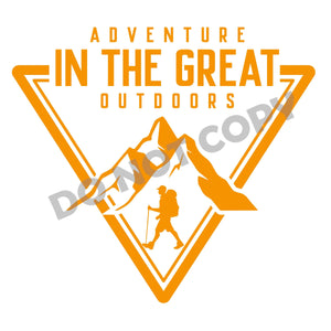 Adventure In The Great Outdoors - DTF Transfer - Picasso Print