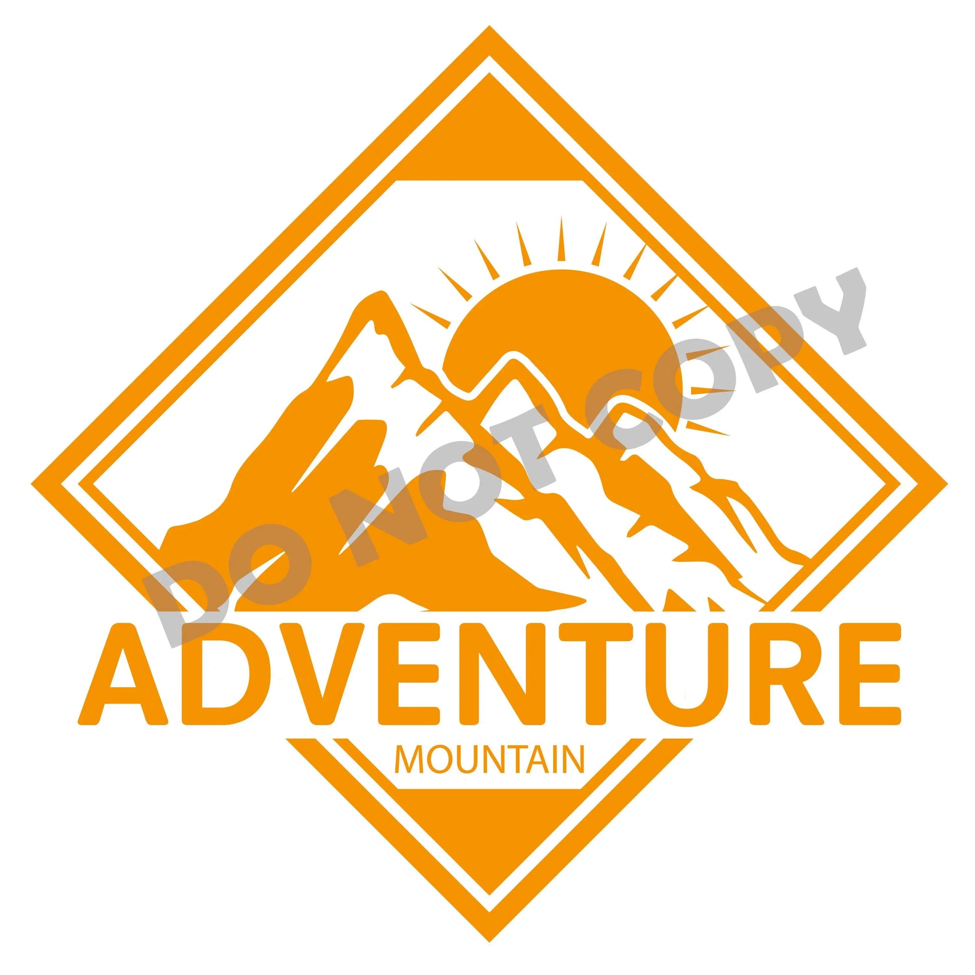 Adventure Mountain - DTF Transfer - Picasso Print