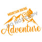 Mountain Biking Adventure - DTF Transfer - Picasso Print