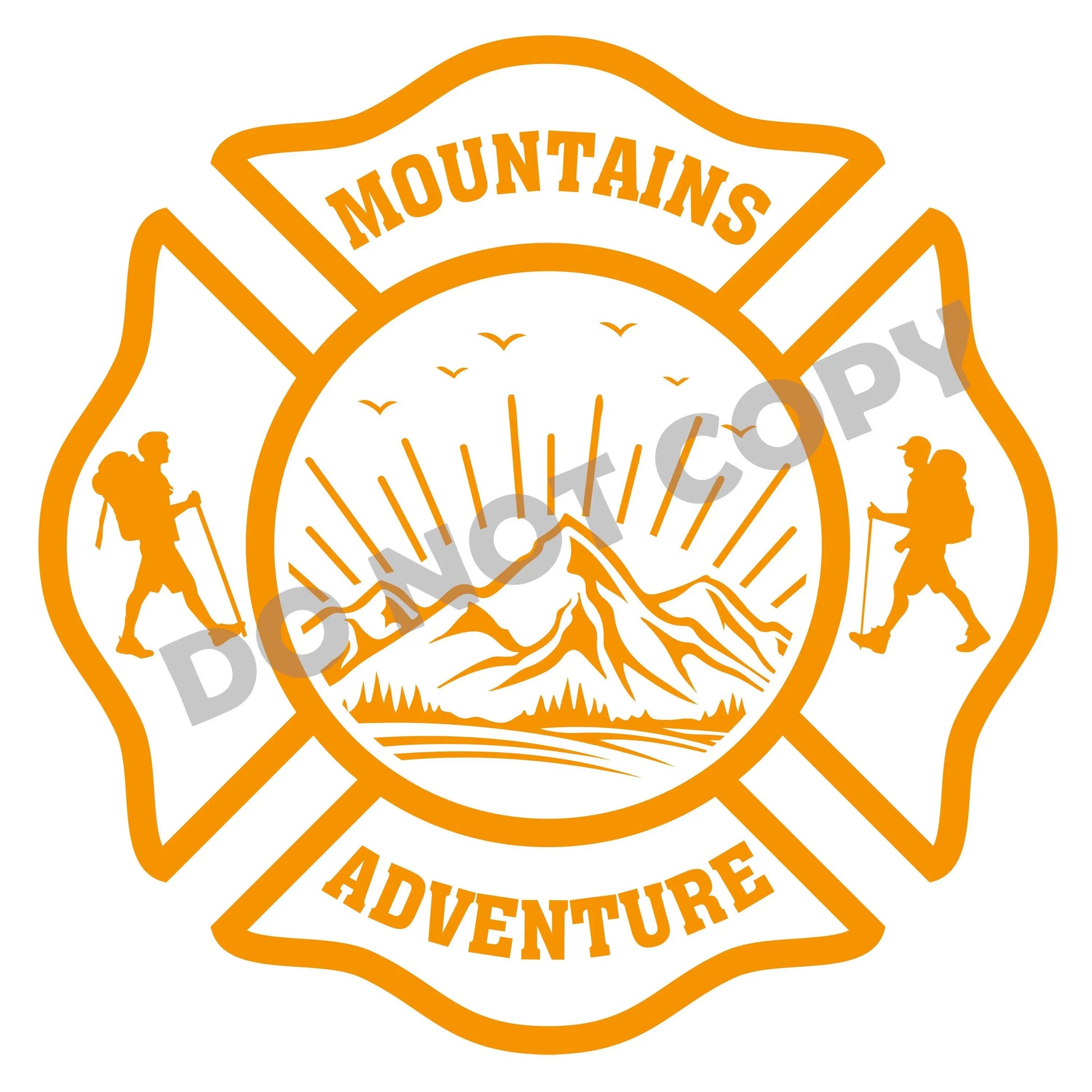 Mountains Adventure - DTF Transfer - Picasso Print