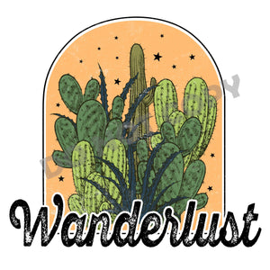 Wanderlust Cactus - DTF Transfer - Picasso Print