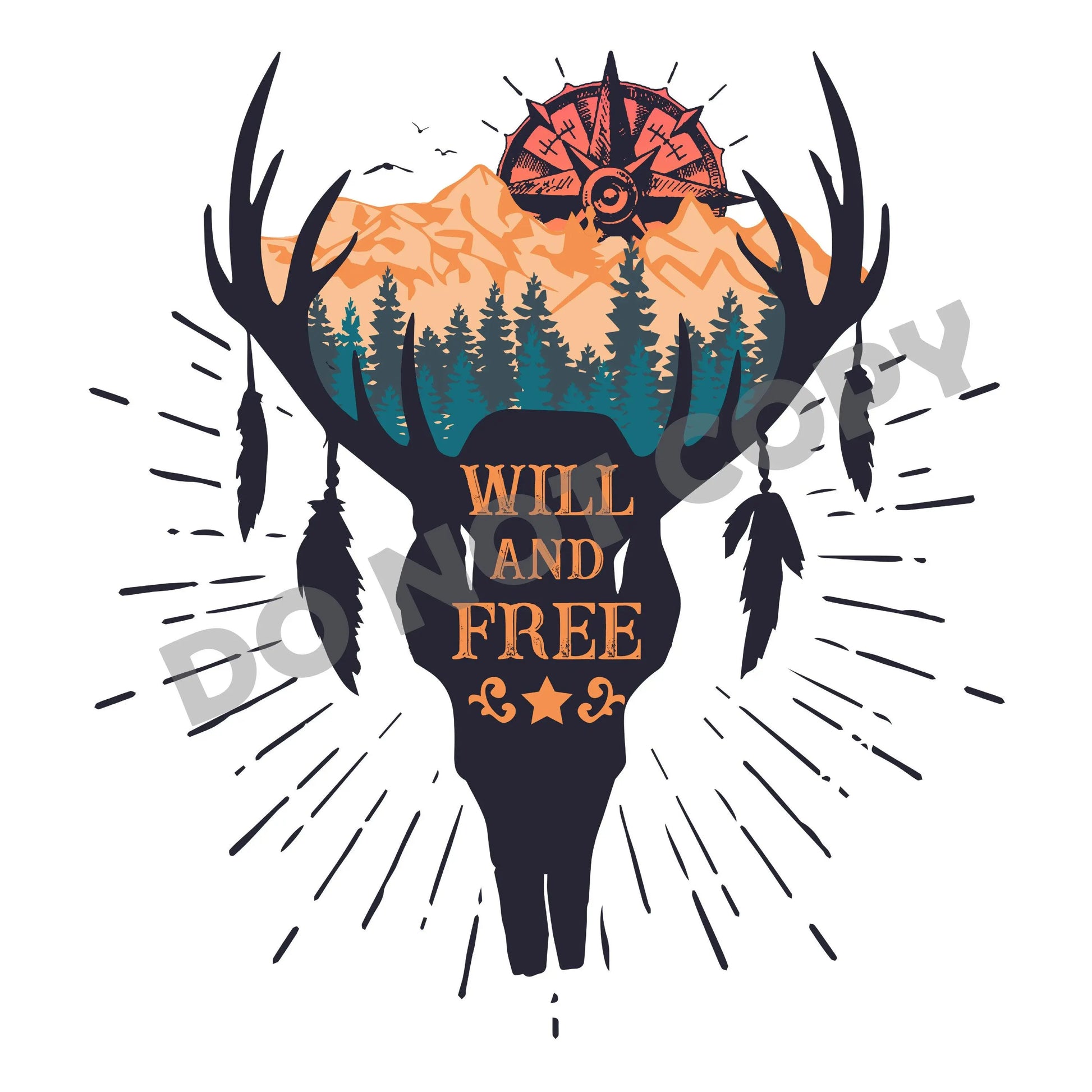 Will And Free Camp - DTF Transfer - Picasso Print