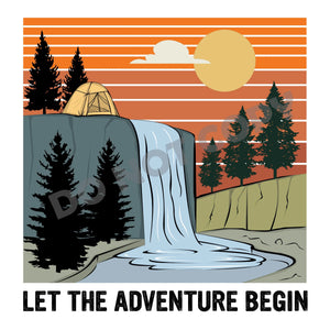 Let The Adventure Begin - DTF Transfer - Picasso Print