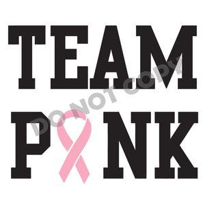 Team Pink - DTF Transfer - Picasso Print