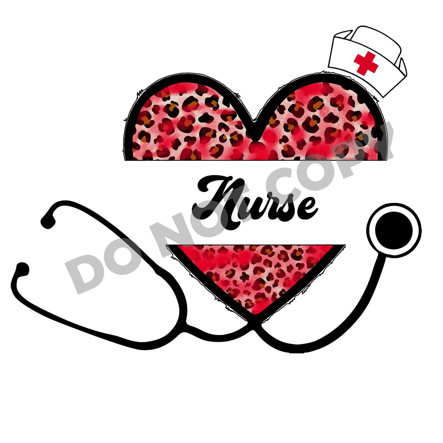 Nurse Stethoscope - DTF Transfer - Picasso Print