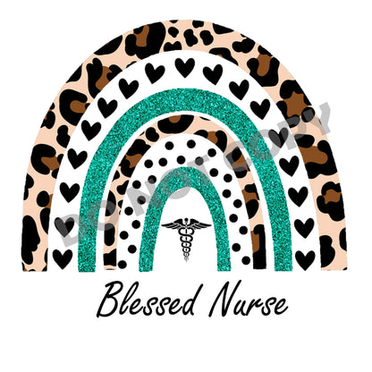 Blessed Nurse - DTF Transfer - Picasso Print