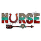 Nurse Leopard Font - DTF Transfer - Picasso Print