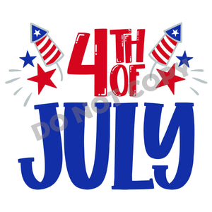 USA 4th Of July -DTF Transfer - Picasso Print