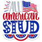 All American Stud -DTF Transfer - Picasso Print