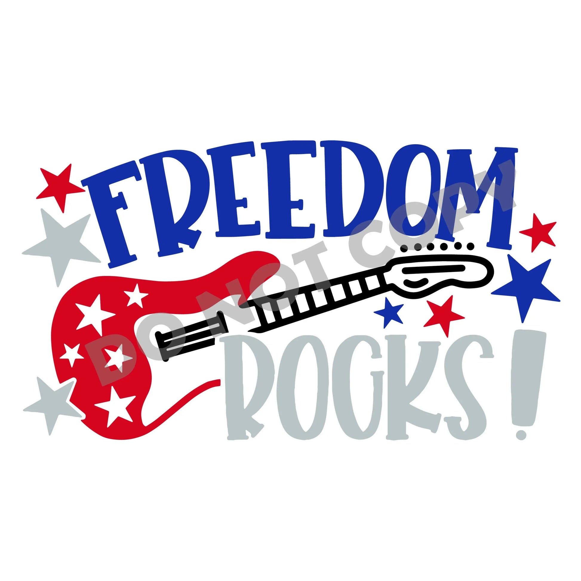 Freedom Rocks -DTF Transfer - Picasso Print