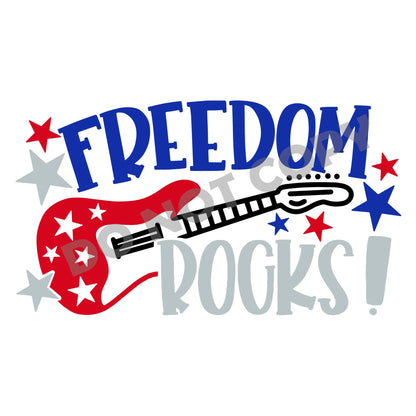 Freedom Rocks -DTF Transfer - Picasso Print